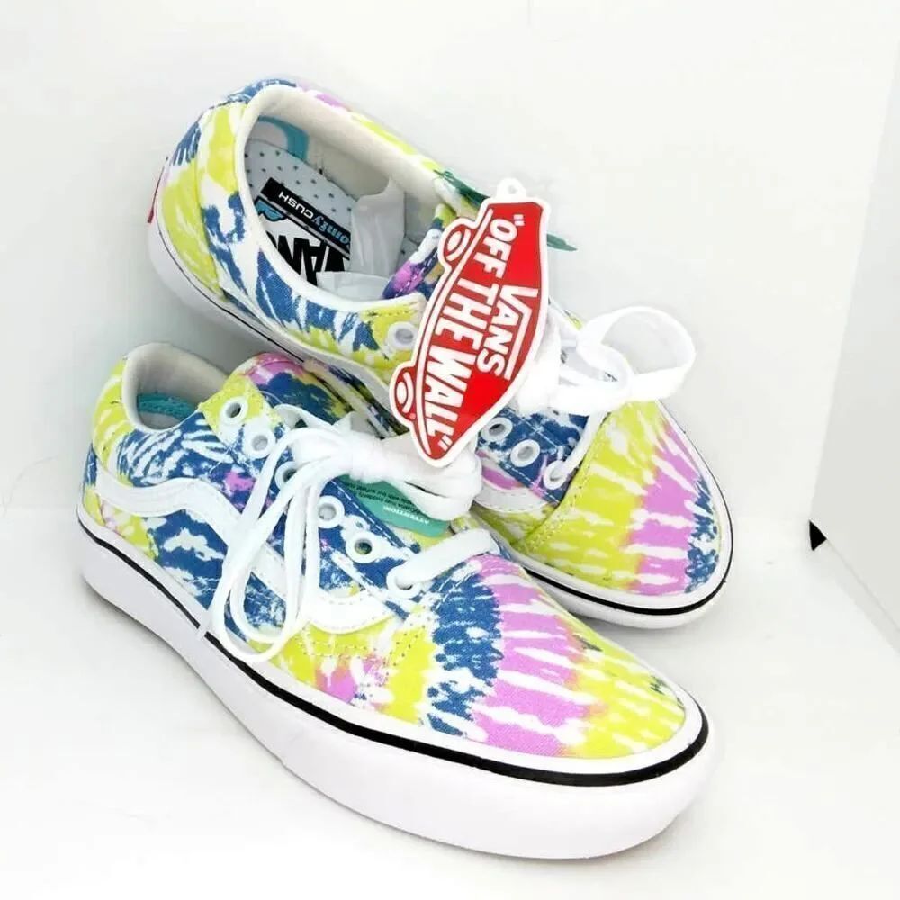 VANS Old Skool Women's NEW w/Tags Comfycush Tie-Dyed Fashion Sneakers- sz. 5 1/2